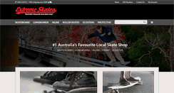Desktop Screenshot of extremeskates.com.au